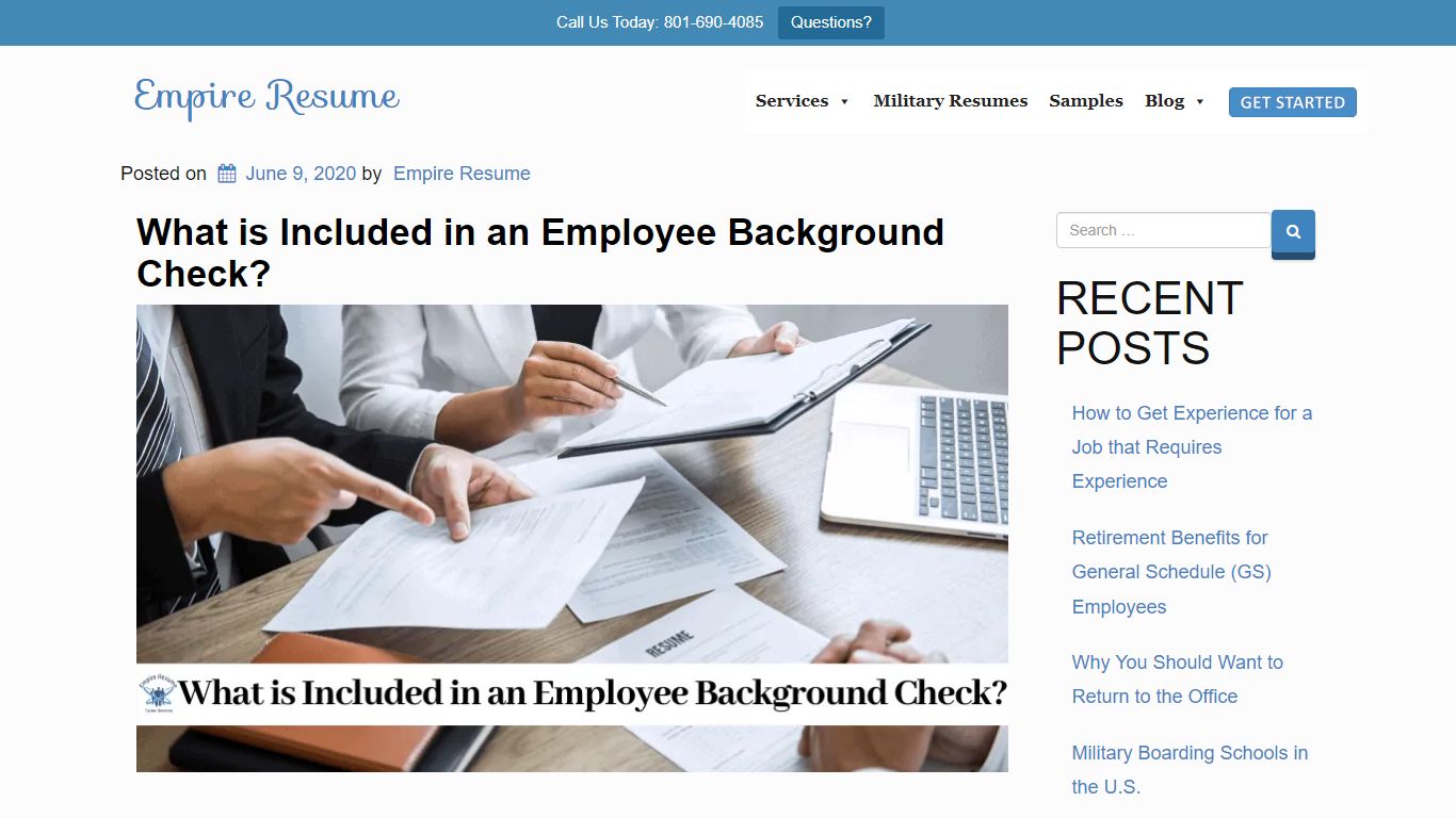 What is Included in an Employee Background Check?