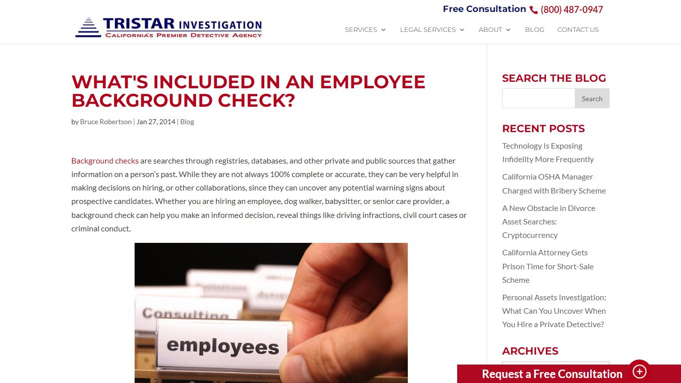 What's Included In An Employee Background Check?